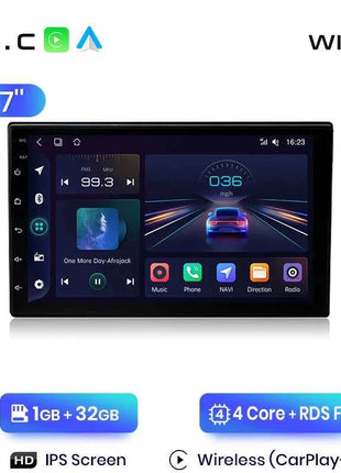 Junsun 7 9 10 inch Universal CarPlay Android Auto Car Radio For VW Fiat Renault Nissan Hyundai GPS Multimedia autoradio Stereo