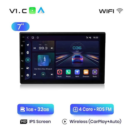 Junsun 7 9 10 inch Universal CarPlay Android Auto Car Radio For VW Fiat Renault Nissan Hyundai GPS Multimedia autoradio Stereo