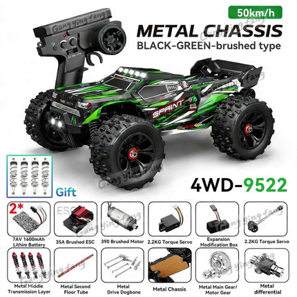 RC Car Brushless 4WD 9522PRO 85KM/H High Speed  Off-Road Drift Remote Control Car 1:16 Professional Racing Cars 9522 50KM/H