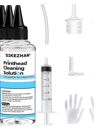 400mL Printhead Cleaning Kit for Epson HP Canon Brother, Universal Inkjet Printer Cleaner Solution, Liquid To Unclog Print Head