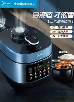 Pentola a Pressione Elettrica Midea Multifunzione - Rice Cooker Automatico CED