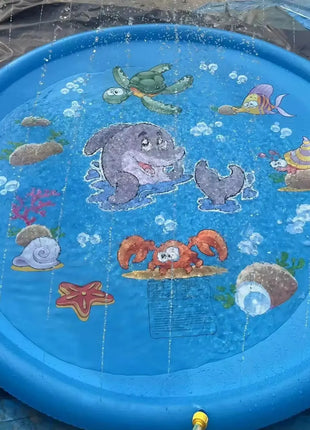 Tappetino per giochi estivi per bambini Tappetino per acqua spray Giocattoli gonfiabili per cartoni animati giganti Giardino da spiaggia Gioco all'aperto Tappetino per piscina per prato Giocattoli per ragazzi e ragazze