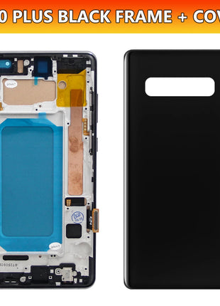 TFT con cornice per Samsung S10 Plus S10 + G975F Display LCD Touch Screen digitale per Samsung S10 G973F Parti di ricambio per schermo