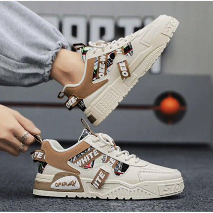 Scarpe da ginnastica in pelle moda casual Nuove scarpe da skateboard da uomo Scarpe da corsa sportive da esterno Escursionismo Piattaforma da tennis Calzature di lusso