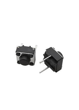 50 Pz 6x6mm Interruttore a pulsante tattile 6*6mm 2 Pin Mini PCB Interruttori tattili momentanei Altezza 5mm 6mm 7mm 8mm 9mm