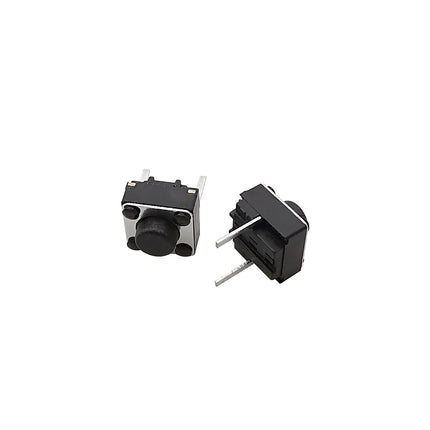 50 Pz 6x6mm Interruttore a pulsante tattile 6*6mm 2 Pin Mini PCB Interruttori tattili momentanei Altezza 5mm 6mm 7mm 8mm 9mm