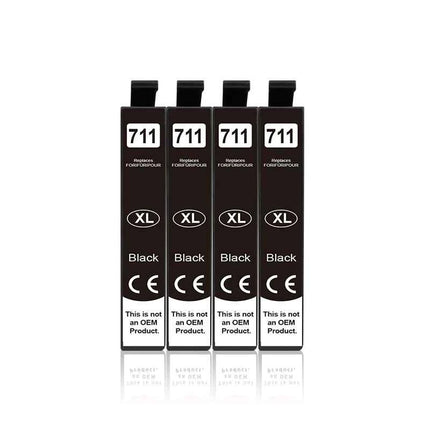 InkGarden T0711 Ink Cartridge For Epson Stylus SX110 SX215 SX218 SX400 SX405 SX410 SX415 SX510W SX515W DX7400 Printer