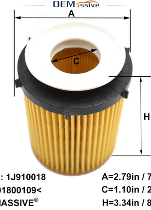Filtro olio per Benz Classe C W205 C160 C180 C200 C250 C300 C350e 2015 - 2021 M274.910 1595CC M274.920 1991CC 1.6 2.0 L Berlina