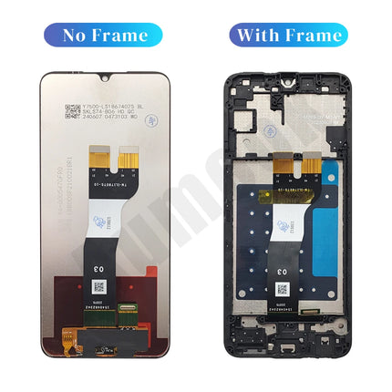 Schermo A05 per SAMSUNG A05S A057 Display LCD Touch Screen Digiziter Assembly per Samsung A05 A055 con cornice Display LCD