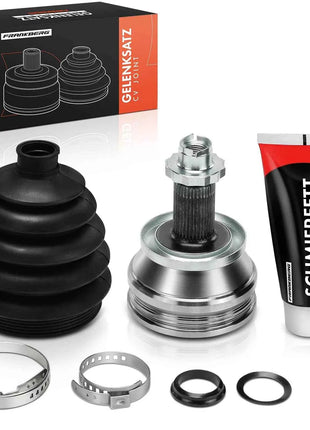 Frankberg 1x Set Giunto Semiasse Anteriore per VW Polo Audi A1 8X A2 8Z0 Seat Cordoba Skoda 6Q0498099EX 6C0498099B