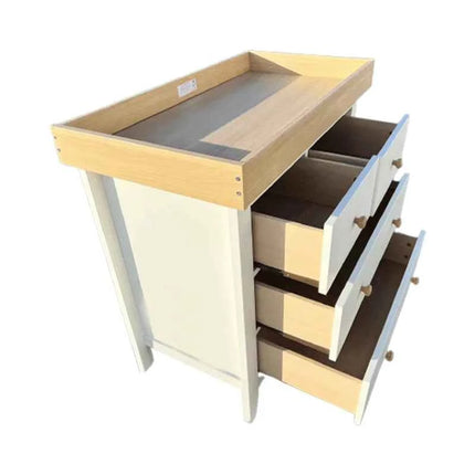 Portable 2 in 1 Nursery Solid Wood Wooden Changing Tray  Diaper Baby Bath Wooden Baby Changing Table With Drawers