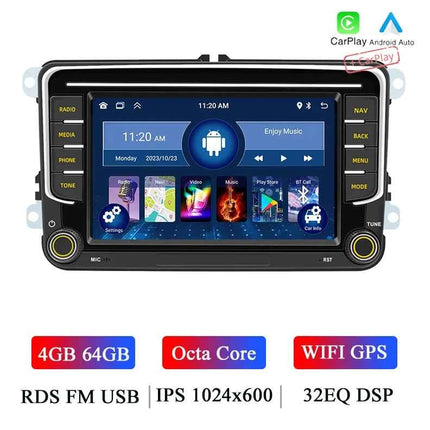 BQCC 7" Android 13 Octa Core Car Player Mirrorlink Carplay WIFI GRS For Volkswagen VW CC Passat B7 Polo Golf 5 6 Jetta mk5 mk6