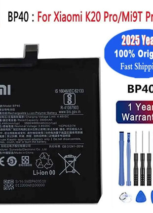 New 100% Original Battery For Xiaomi MI Redmi Note K20 K30 Pro 5 7 8 9 9S 9T 10 10X 10T 10X 11T 11 Ultra 11T POCO X3 F2 4X Pro