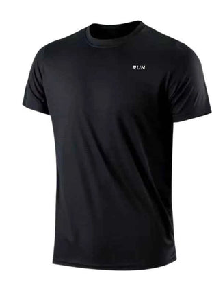 Men's Quick Dry Short Sleeve Gym Running Moisture Wicking Round Neck T-Shirt Training Exercise Gym Sport Shirt Tops Lightweight