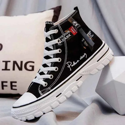 Tenis Masculino Scarpe da uomo Scarpe di tela vulcanizzate Sneakers alte Scarpe casual con plateau traspiranti Scarpe da ginnastica da uomo Scarpe da ginnastica robuste
