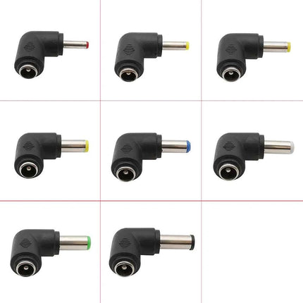 5/2/1 Pz Ad Angolo Retto DC 5.5x2.1mm Jack Femmina a 3.5x1.35 4.0x1.7 4.8x1.7 5.5x2.1 5.5x2.5 6.3x3.0 6.0x4.4mm Connettore DC Maschio