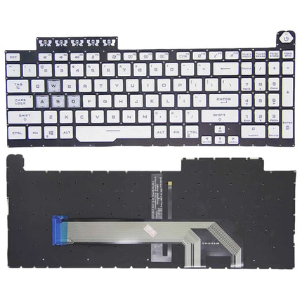 100%New US/RU For Asus FA506H FA506 FX506 FX706L FA706 F15 FA506Q FX506H FX506LI FX506LH English Laptop Backlight Keyboard