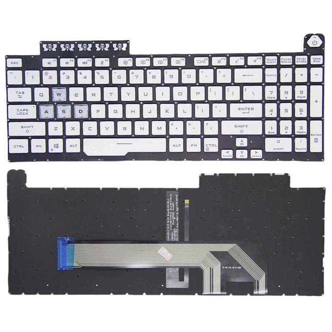 100%New US/RU For Asus FA506H FA506 FX506 FX706L FA706 F15 FA506Q FX506H FX506LI FX506LH English Laptop Backlight Keyboard