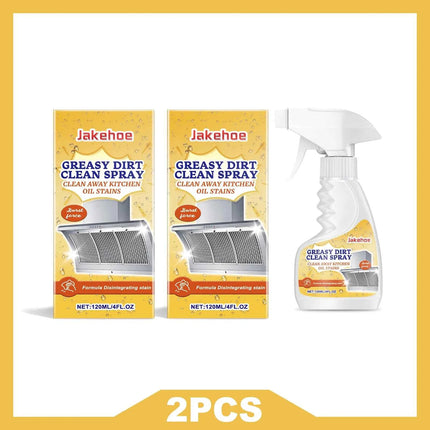 JAKEHOE Greasy Dirt Clean Spray Kitchen Powerful Remover Oil Multipurpose Dirt Degreaser Cleaning Agent Washing Home Use Cleaner