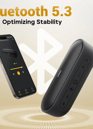 Altoparlante Bluetooth portatile TRIBIT XSound Plus 2, potenza 30 W, altoparlante wireless impermeabile IPX7 24 ore di riproduzione per campeggio, escursionismo