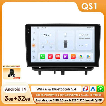 Hizpo Car Radio Multimedia Player For Opel Corsa D 2007-2012 Hatchback Van Wireless CarPlay Android 14 Auto Intelligent System