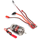 370 380 390 Brushed Motor DC MOTOR 30A KIT for 1:10 1:12 1:14 1:16 1:24 RC Monster CRAWLER AXIAL SCX24 B17 TAM54393 B17 TRX 7075