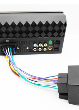 Quadlock wiring, for ISO car stereo, automotive electrical cable, compatible with VW, Seat, Skoda, BMW, Ford
