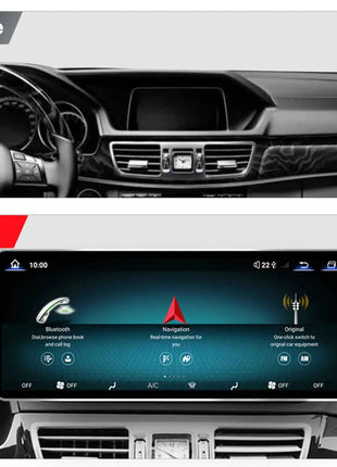 Uckazy 12.8" 2400*900 Snapdragon 665 Android 14 Car Multimedia Wireless CarPlay For Mercedes Benz E Class W212 2009 - 2015 Car Radio Player Video DSP Stereo Touch Screen 4G WiFi BT