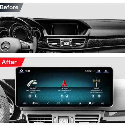 Uckazy 12.8" 2400*900 Snapdragon 665 Android 14 Car Multimedia Wireless CarPlay For Mercedes Benz E Class W212 2009 - 2015 Car Radio Player Video DSP Stereo Touch Screen 4G WiFi BT