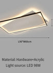 Square 90x60CM / Dimmable with remote