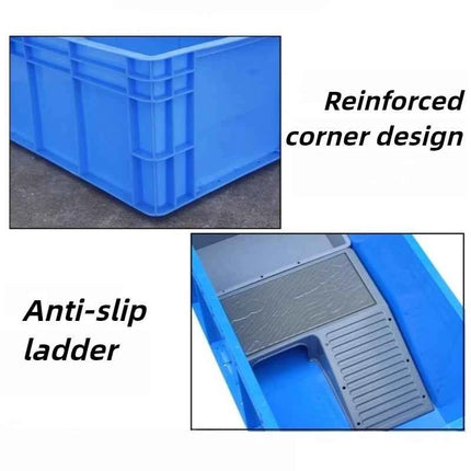 Turtle Tank with Drainage Drying Table Large Turtle Breeding Box Thickened Plastic Turtles Terrariums Turtles House Ecosystem