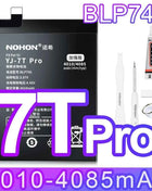NOHON Replacement Battery for OnePlus 7T 8T 9RT 10T 12 11 9 8 7 6T 6 5T 5 7TPro Phone Batteries BLP801 BLP685 BLP745 BLP743