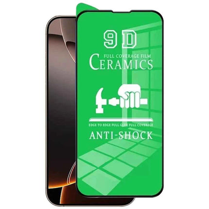 4PCS Pellicola ceramica trasparente per iPhone 17 16 15 14 11 13 12 Pro Max Air 16e 15 14 16 Plus 13 12 Mini XS Max XR X 8 Protezione schermo
