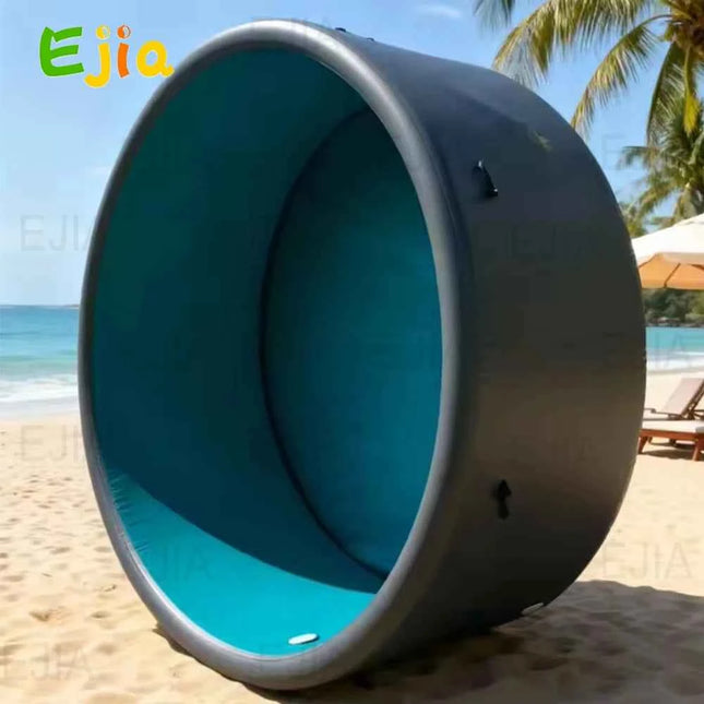 Piscina Gonfiabile Portatile Grande per Famiglie, Piscina Fuori Terra DWF per Esterni, Piscina Gonfiabile Rinforzata per Bambini e Adulti