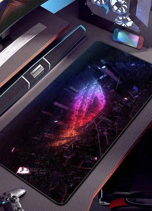 Asus Rog Mause Pad Anime Mouse Mats Gaming Computer Desk Mat Mouse Carpet Pc Accessories Gamer Mouse Pad Speed Rubber Mat
