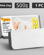250g/500g White Ceramic Clay Bake-Free Air-Drying Clay Stone Plasticine Students DIY Handmade Tool Sculpture Soil Ceramic Doll Clay
