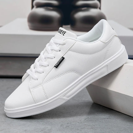 Scarpe da uomo comode casual per donna sneakers in pelle bianca leggere da passeggio piatte sport all'aria aperta corsa tennis zapatillas
