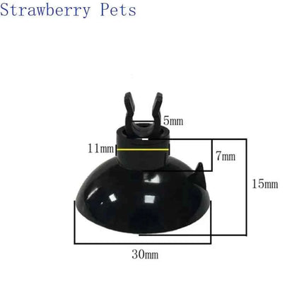 5pcs Black  Aquarium Suction Cup Air Tube Holder Sucker for Fish Tank Pump Oxygen Air Tube Fixing Clip  Aquarium Accessories