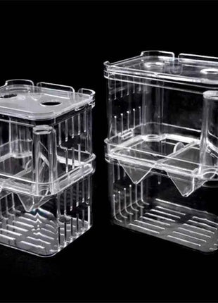 S/L/XL Aquarium Breeder Box Fish Breeding Isolation Box Fish Hatchery Acrylic Divider Shrimp Clownfish Aggressive Fish Injured