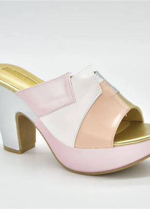 Nuovo arrivo scarpe da sposa da donna italiane tacchi a punta chiusa tacchi colorati per le donne scarpe eleganti da donna pompe per feste da donna nigeriane