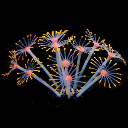1Pc Silicone Glowing Artificial Fish Tank Aquarium Coral Plants Ornament Underwater Pets Decor Aquatic Pet Supplies Decoration