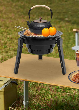Portable Charcoal Grills Bbq Grill Barrel with Grill Accessories & Carry Bag for Camping, Garden, Bbq Party,Table Grill Charcoal