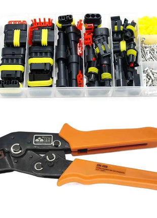 Waterproof Connectors Kit Automotive Wire Quick Connector Electrical In Car Wiring Auto Seal Socket 1 2 3 4 5 6 Pin Plug Kit Way