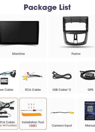 Android Wireless Carplay Car Radio for Peugeot 207 CC 207CC 2006-2015 Multimedia Player 2Din Navigation Stereo Head Unit Auto