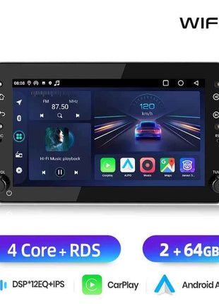 Junsun 7" Wireless CarPlay Android Auto Car Radio for Alfa Romeo 159 Brera spire Sportwa GPS Stereo Multimedia WiFi 4G 8core RDS