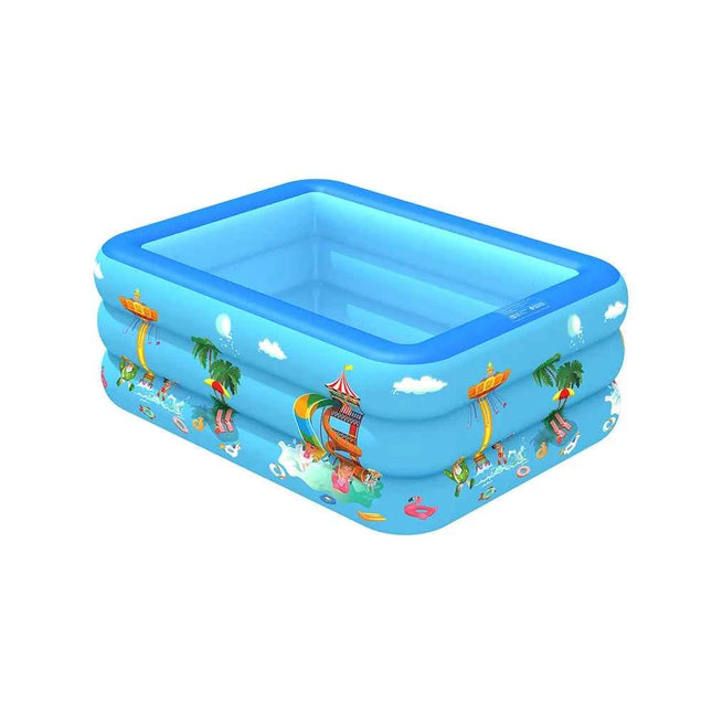Stock Piscina familiare all'aperto all'ingrosso per bambini Adulti Piscina gonfiabile da 150 cm Piscina gonfiabile portatile per bambini