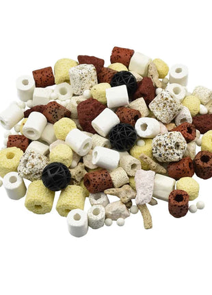 Aquarium Filter Media Activated Carbon Ceramic Ring 250g Aquarium Bio Ball Filter Water Quality Fish Tank Filter Accessories