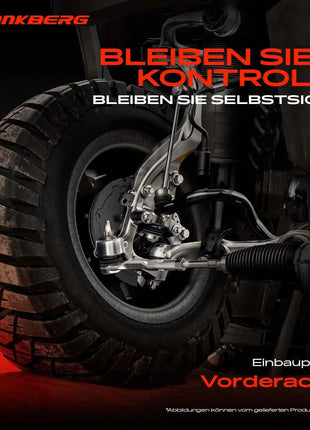 Set di bracci di controllo Frankberg da 10 pezzi per asse anteriore per Mercedes-Benz Classe C W203, Classe C Coupé CL203, Classe C T-Model 203300111