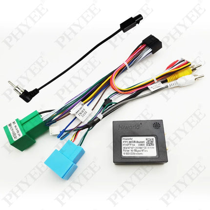 Decodificatore CAN Bus cablaggio 32 pin 12 pin, ritenzione SWC RCA P&P 16 pin Android, per Fiat Strada Toro Mobi Ducato Egea Tipo (2020+)