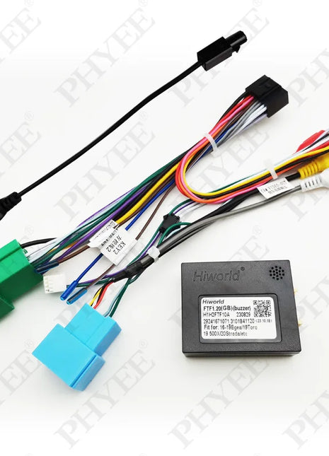 Decodificatore CAN Bus cablaggio 32 pin 12 pin, ritenzione SWC RCA P&P 16 pin Android, per Fiat Strada Toro Mobi Ducato Egea Tipo (2020+)